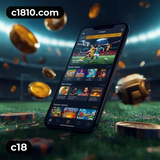 Catálogo c18 com mais de 3.100 jogos — Pragmatic Play, Evolution, NetEnt e fornecedores certificados
