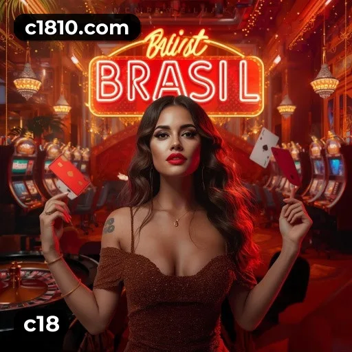 App c18 para iOS e Android — interface mobile, login biométrico e PIX integrado
